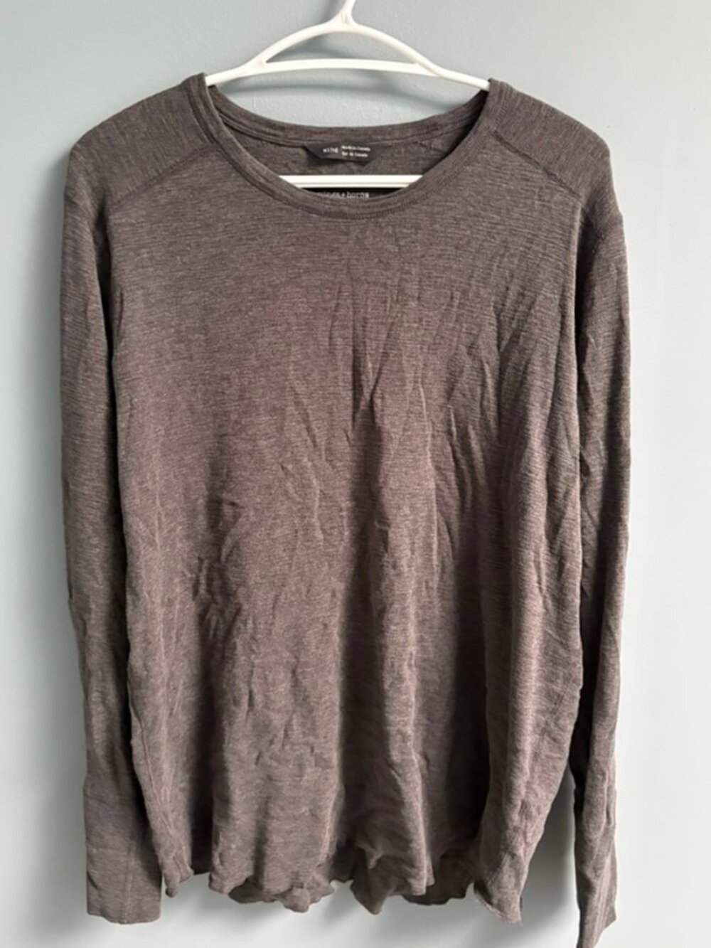 XL Wings and Horns Grey Shirt